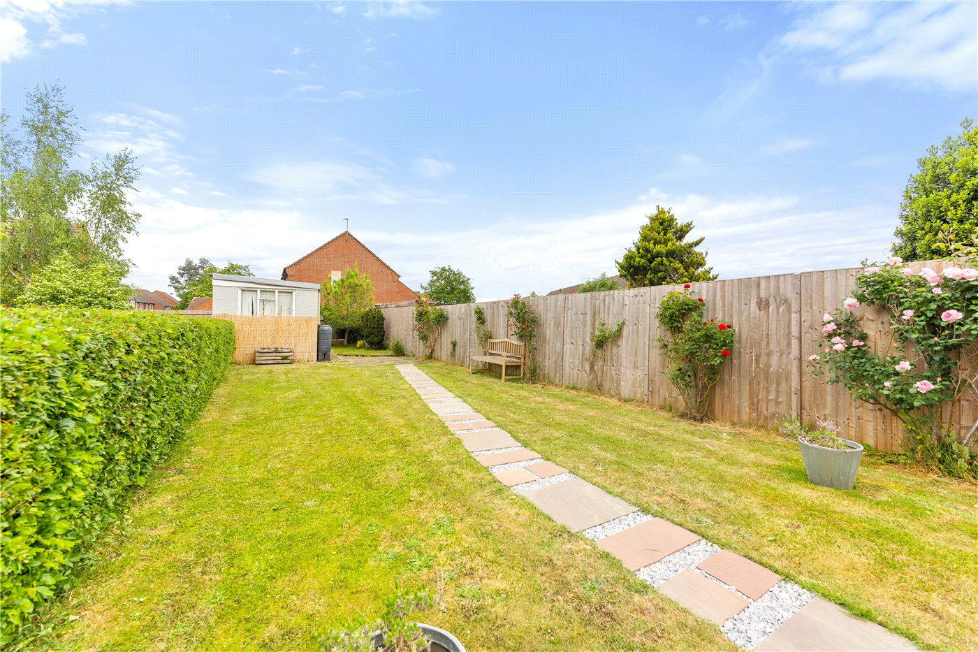 Corner Lawn To Rear